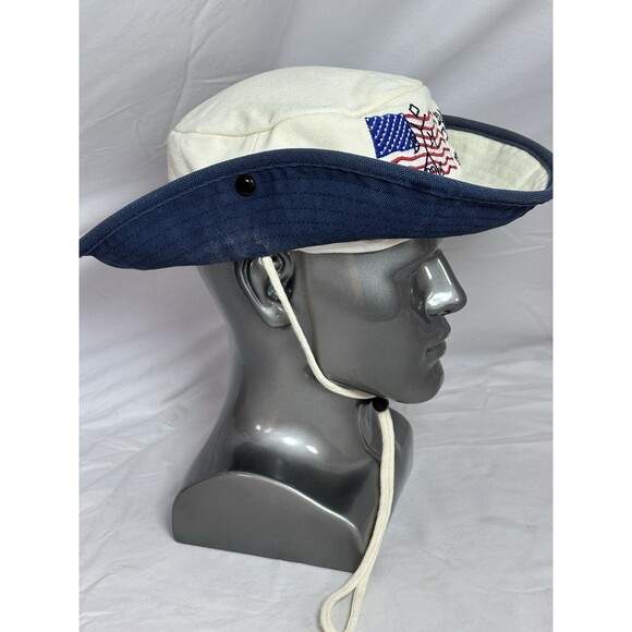 Vintage ~ (1990’s) ~ Port Authority Adult Unisex Bucket Hat ~ Embroidered USA - Picture 8 of 11